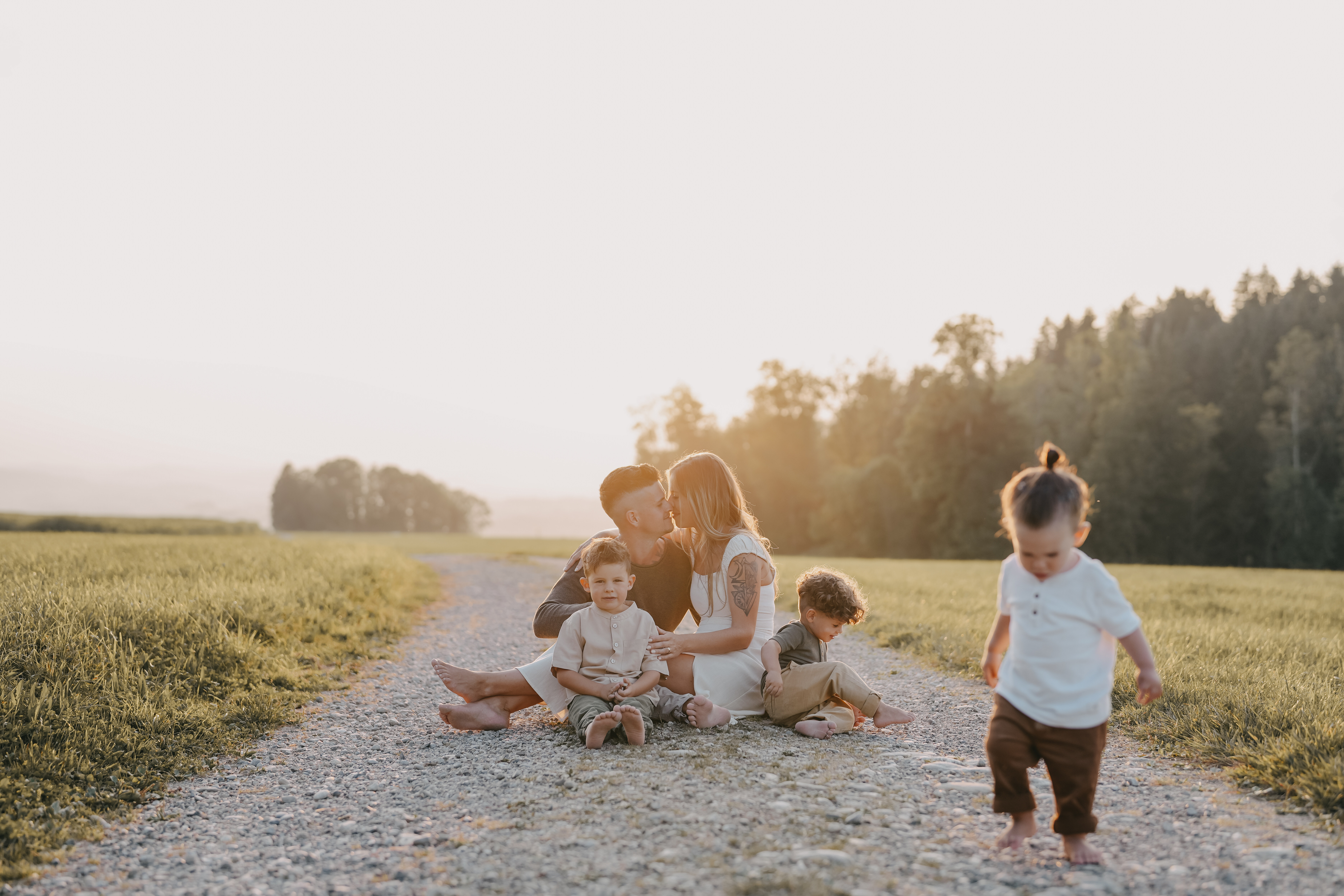 Familienfotoshooting in der Schweiz