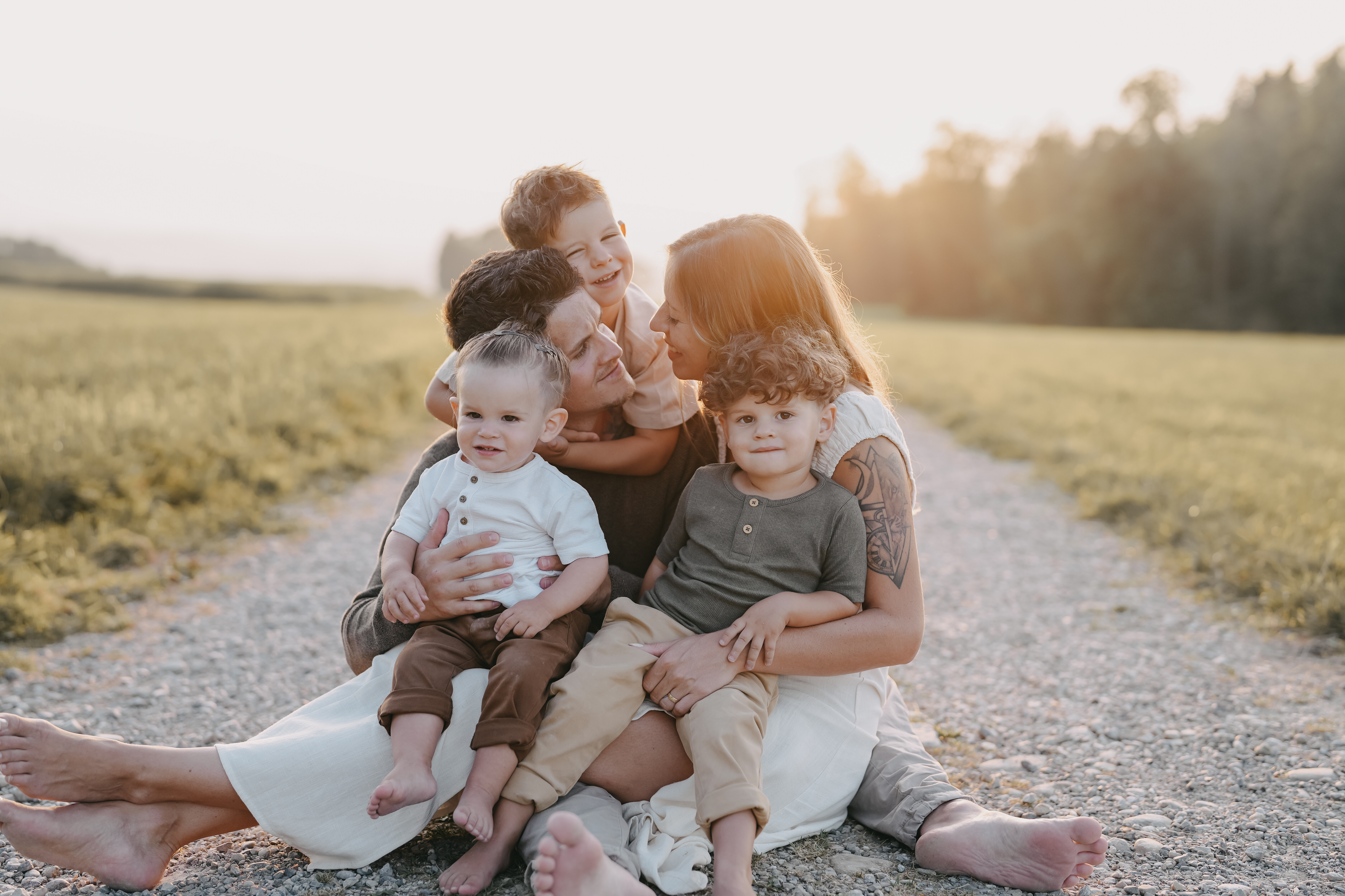 Familienfotoshooting in der Schweiz