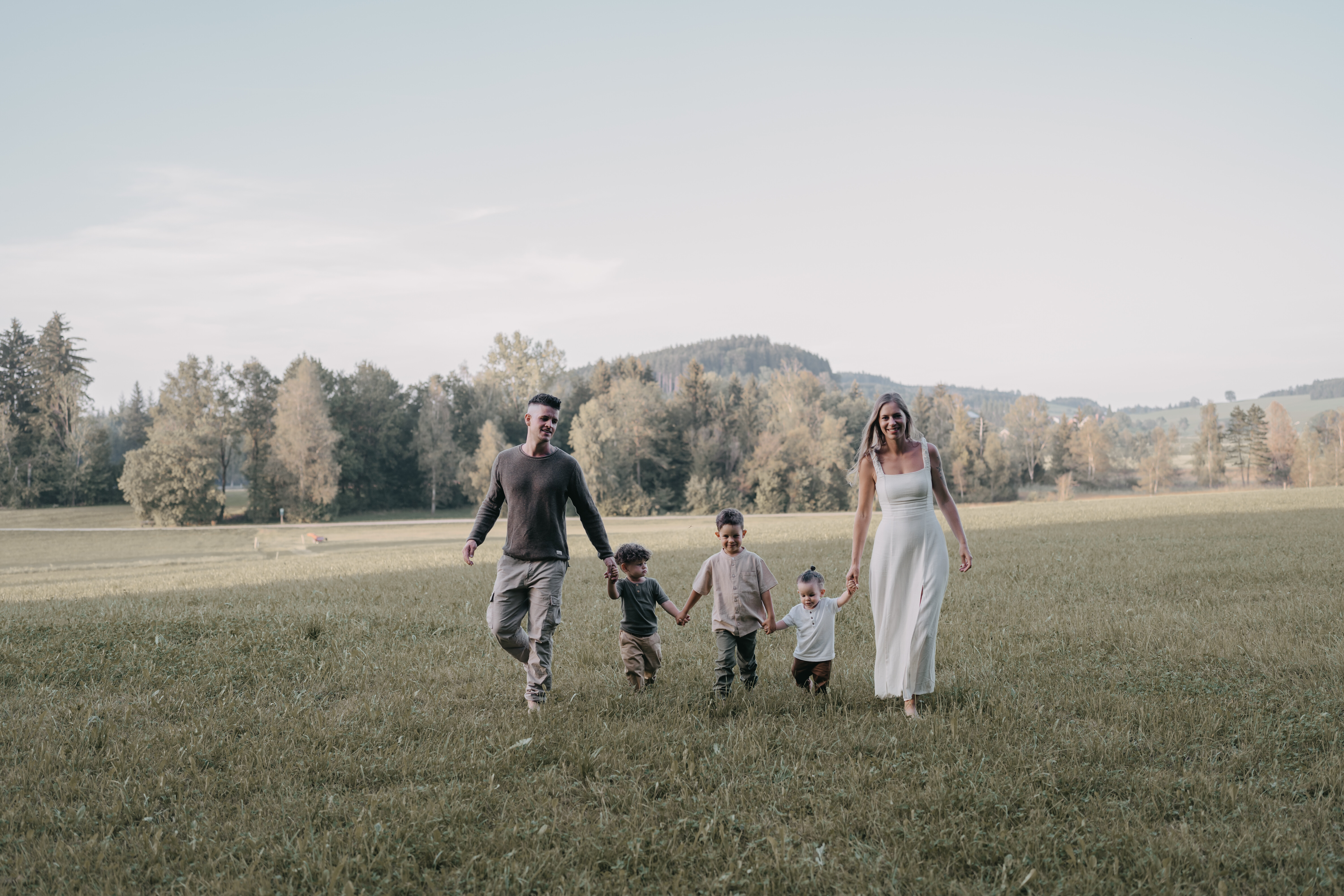 Familienfotoshooting in der Schweiz