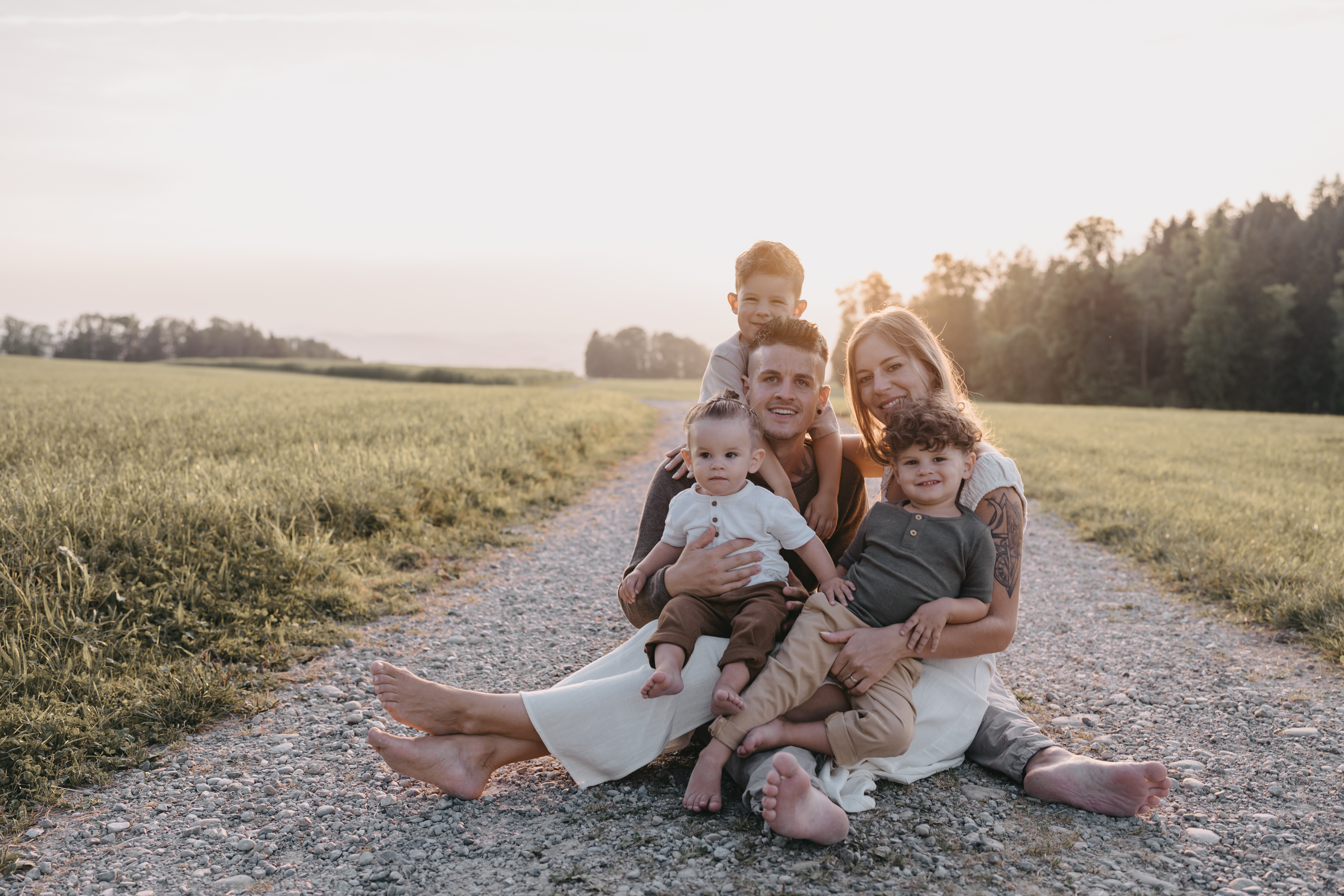 Familienfotoshooting in der Schweiz